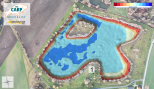 Etang de la Grange Dieptekaart Web
